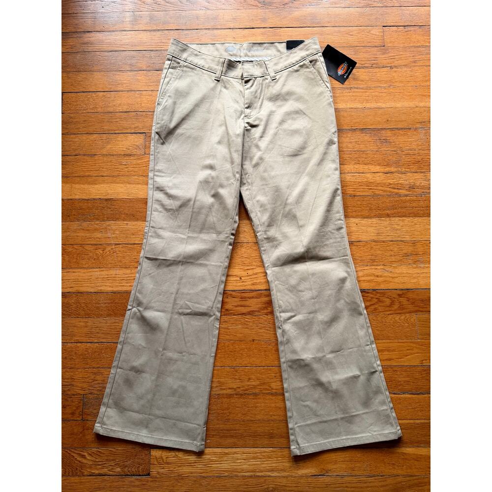 DICKIES Flex Twill Pant Slim Fit Bootcut Womens sz 8SH (NWT)